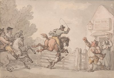Å unngå bompengene av Thomas Rowlandson
