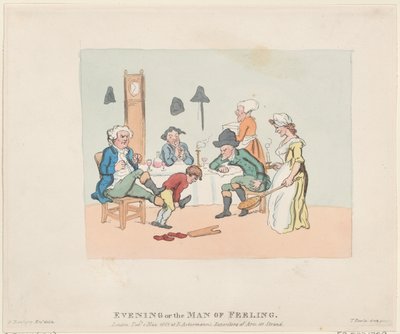 Kveld, eller følelsens mann, 1. mai 1803., 1. mai 1803. av Thomas Rowlandson
