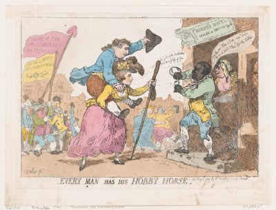 Hver mann har sin hobbyhest, 1. mai 1784., 1. mai 1784. av Thomas Rowlandson