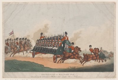 Ekspedisjon, eller militærfly, 16. mai 1798., 16. mai 1798. av Thomas Rowlandson