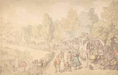 Fairlop Fair, Essex, ca. 1816. av Thomas Rowlandson