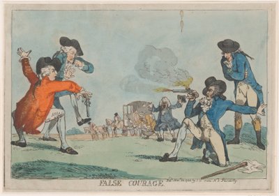 Falskt mot, 22. november 1788., 22. november 1788. av Thomas Rowlandson