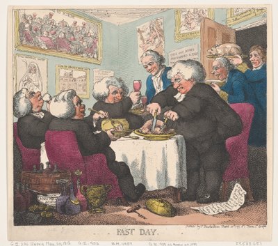 Fastedagen 20. mars 1799., 20. mars 1799. av Thomas Rowlandson