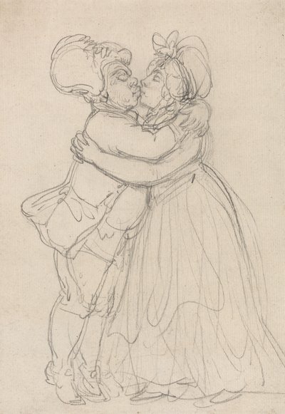 Tilgivende elskere av Thomas Rowlandson