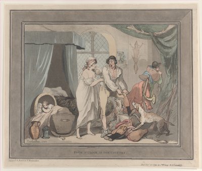 Klokken fire på landet, 20. oktober 1790., 20. oktober 1790. av Thomas Rowlandson
