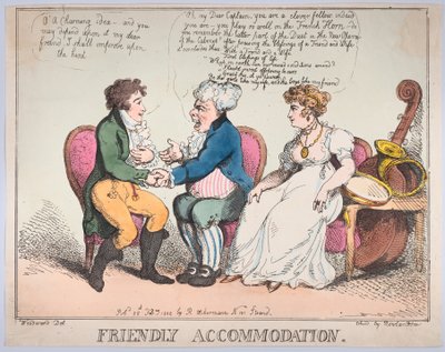 Friendly Accommodation, 25. februar 1802., 25. februar 1802. av Thomas Rowlandson