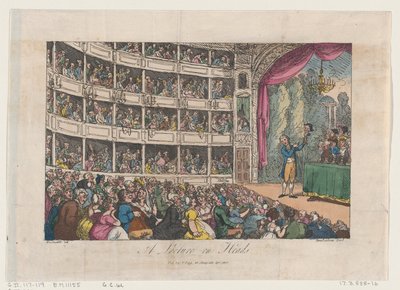 Frontispice, fra A Lecture on Heads av George Alexander Stevens, april 1808., april 1808. av Thomas Rowlandson