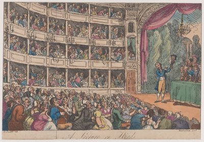 Frontispice, fra A Lecture on Heads av George Alexander Stevens, april 1808., april 1808. av Thomas Rowlandson