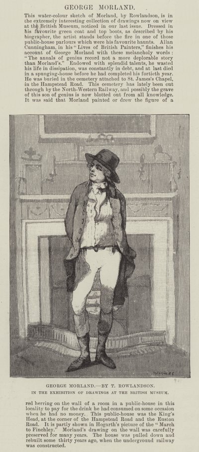 George Morland av Thomas Rowlandson