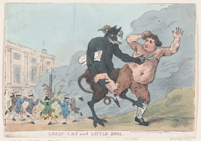 Great Cry and Little Wool, 22. desember 1783., 22. desember 1783. av Thomas Rowlandson