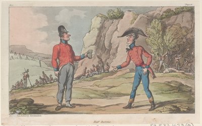 Half Rations, fra The Military Adventures of Johnny Newcome, 1815., 1815. av Thomas Rowlandson