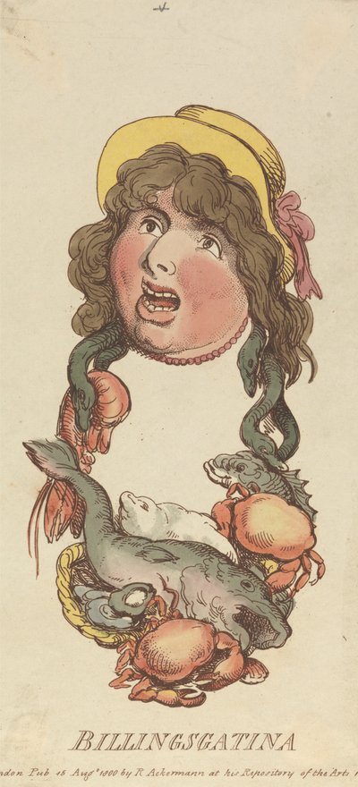 Heads: Billingsgatina av Thomas Rowlandson