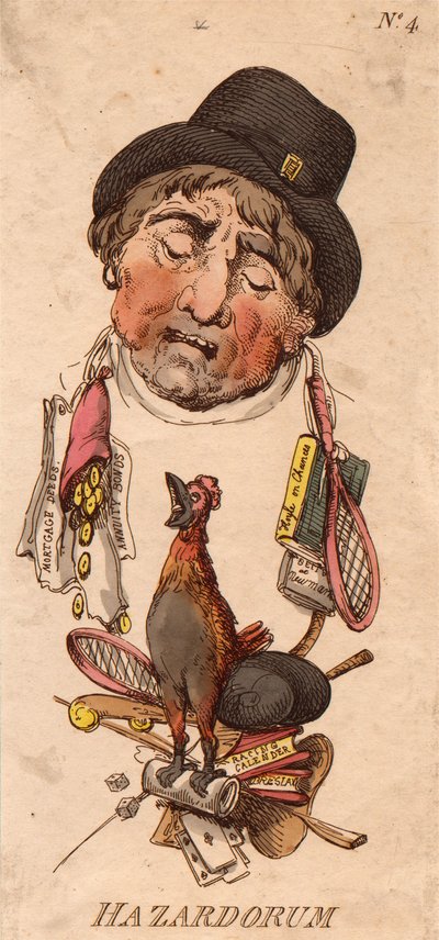 Overskrifter: Hazardorum av Thomas Rowlandson