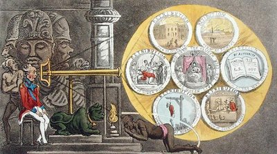Hindoo Incantations, A View in Elephanta, fra 