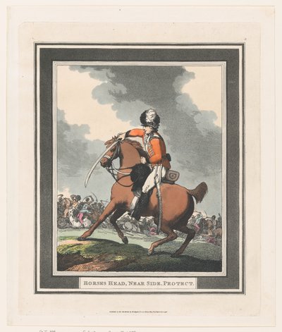 Horses Head, Near Side, Protect, 1. september 1798., 1. september 1798. av Thomas Rowlandson
