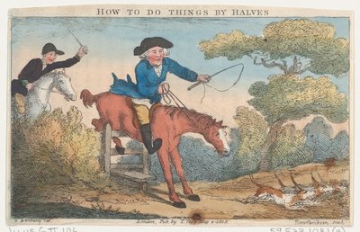 How to Do Things av Halves, 4. mai 1808., 4. mai 1808. av Thomas Rowlandson