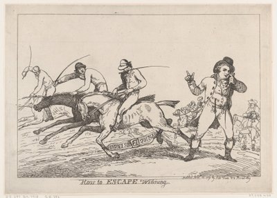 Hvordan unnslippe å vinne, 22. november 1791., 22. november 1791. av Thomas Rowlandson