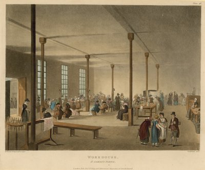 Interiør i et arbeidshus i St James