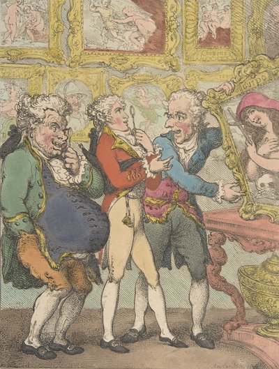 Italienske bildeforhandlere Humbugging My Lord Anglaise, 30. mai 1812., 30. mai 1812. av Thomas Rowlandson