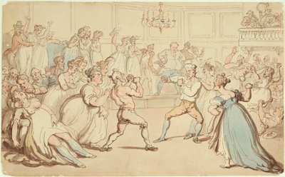 "Sparker opp en bris" av Thomas Rowlandson