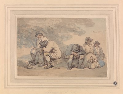Arbeidere i hvile av Thomas Rowlandson
