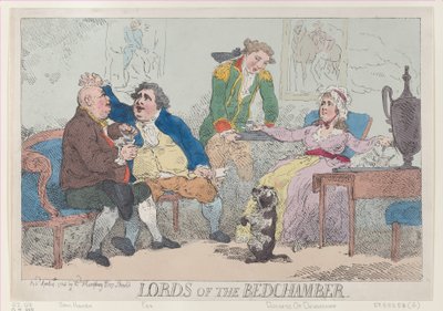 Lords of the Bedchamber, 14. april 1784., 14. april 1784. av Thomas Rowlandson