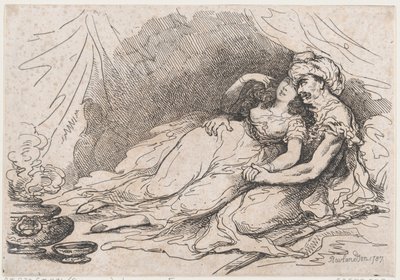 Kjærlighet i Østen av Thomas Rowlandson