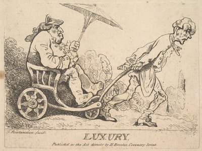 Luksus, [1781] gjenutgitt 1786-95. av Thomas Rowlandson