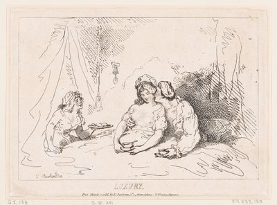 Luksus, 7. mars 1786., 7. mars 1786. av Thomas Rowlandson