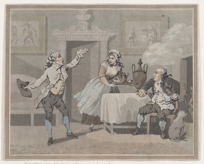 Manager & Spouter, 1. juli 1802., 1. juli 1802. av Thomas Rowlandson