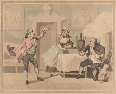 Manager og Spouter av Thomas Rowlandson