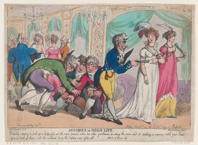 Miseries of High Life, 1. mars 1808., 1. mars 1808. av Thomas Rowlandson