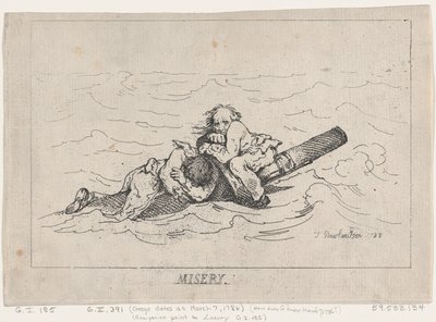 Elendighet, 1785., 1785. av Thomas Rowlandson