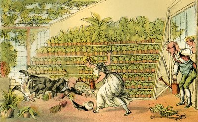 "Ulykke i Tulip Hall" av Thomas Rowlandson