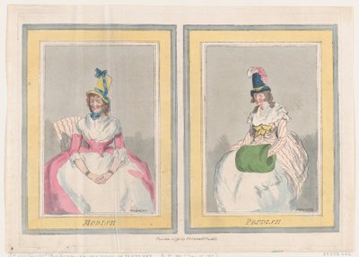 Modish and Prudish, 1. desember 1791., 1. desember 1791. av Thomas Rowlandson