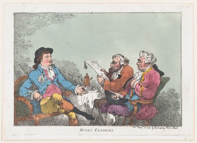 Money Lenders, 8. november 1784., 8. november 1784. av Thomas Rowlandson