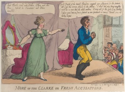 Flere av Clarke eller Fresh Accusations, 14. juli 1809., 14. juli 1809. av Thomas Rowlandson