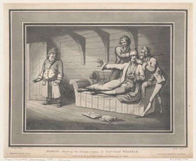 Morgan Offending The Delicate Organs of Captain Whiffle, 12. mai 1800., 12. mai 1800. av Thomas Rowlandson