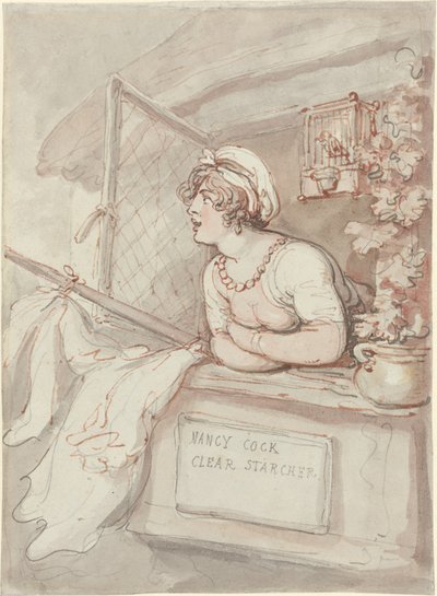 Nancy Cock - Clear Starcher av Thomas Rowlandson