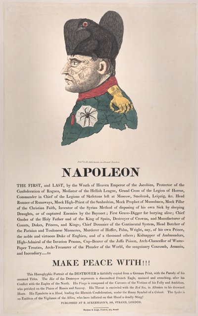 Napoleon, mars 1814., mars 1814. av Thomas Rowlandson