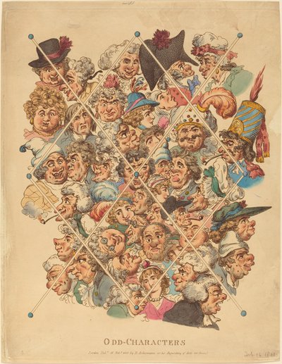 Odd-karakterer av Thomas Rowlandson