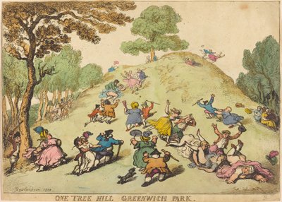 One Tree Hill, Greenwich Park av Thomas Rowlandson