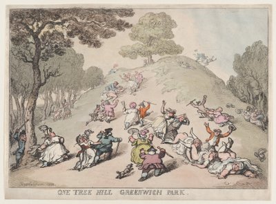 One Tree Hill, Greenwich Park, 1802., 1802. av Thomas Rowlandson