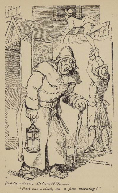 Over klokken ett, en fin morgen! av Thomas Rowlandson