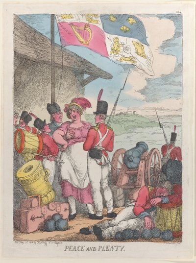 Fred og overflod, 8. mars 1814., 8. mars 1814. av Thomas Rowlandson