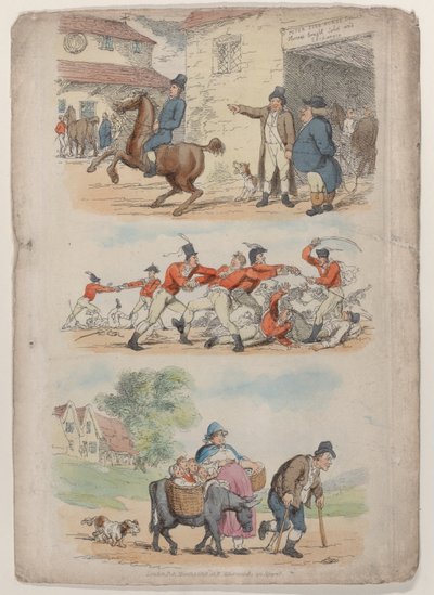 Plate 1, fra World in Miniature, 1816., 1816. av Thomas Rowlandson