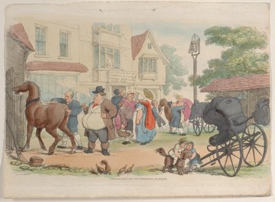 Plate 27, fra World in Miniature, 1816., 1816. av Thomas Rowlandson