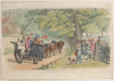 Plate 33, fra World in Miniature, 1816., 1816. av Thomas Rowlandson