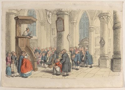 Plate 38, fra World in Miniature, 1816., 1816. av Thomas Rowlandson