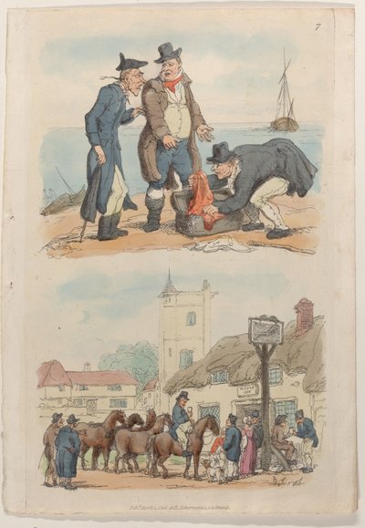 Plate 7, fra World in Miniature, 1816., 1816. av Thomas Rowlandson